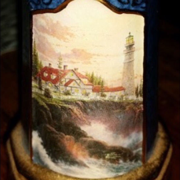 Ardleigh Elliott Thomas Kinkade Blue Lighthouse Or - Picture 2 of 4
